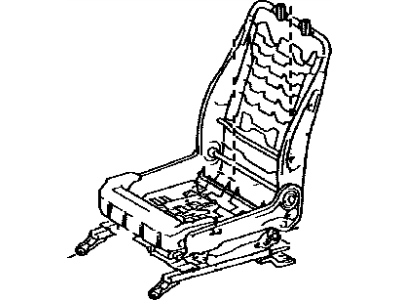 Toyota 71011-95D03 Frame Sub-Assembly, Front Seat Cushion, Passenger Side