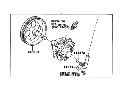 Toyota 44310-33150 Pump Assy,  Vane