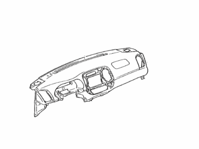 Toyota 55401-33110-B1 Pad Sub-Assembly, Instrument Panel Safety