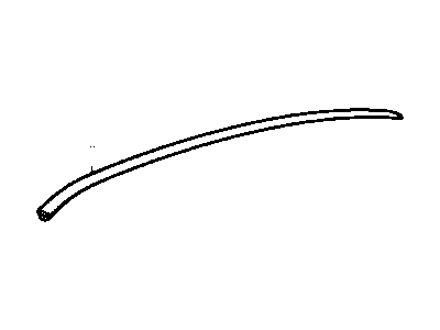 Toyota 75556-33010 Moulding,  Roof Drip Side Finish,  Center LH