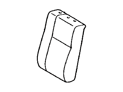 Toyota 71078-33401-E0 Cover, Rear Seat Back, Driver Side(For Separate Type)