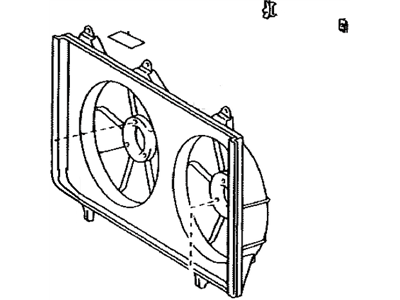 Toyota 16711-20140 Shroud Sub-Assy,  Fan