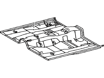 Toyota 58111-33900 Pan,  Front Floor