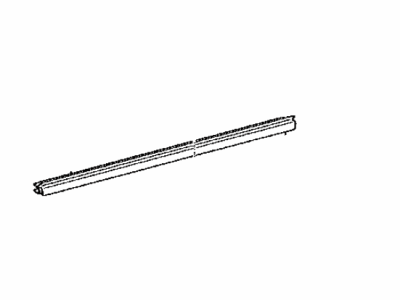 Toyota 68173-33040 Weatherstrip,  Rear Door Glass,  Inner RH
