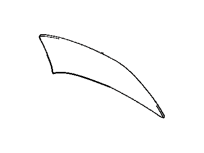 Toyota 64811-33510 Glass,  Back Window