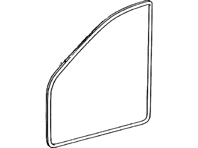 Toyota 62311-33050-B1 Weatherstrip,  Front Door Opening Trim,  RH