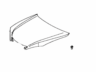 Toyota 53301-33080 Hood Sub-Assy