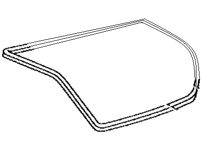 Toyota 64461-33050 Weatherstrip,  Luggage Compartment Door