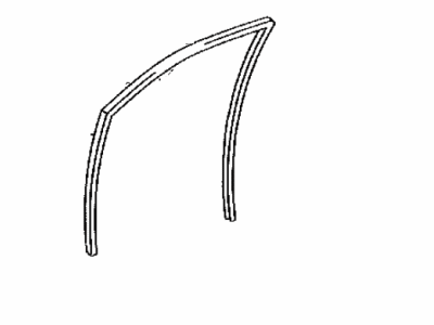 Toyota 68141-33072 Run,  Front Door Glass,  RH