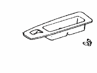 Toyota 74272-33110 Panel,  Rear Door Armrest Base,  Upper LH
