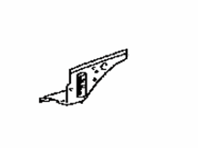 Toyota 53712-33030 Apron, Front Fender, Front Driver Side