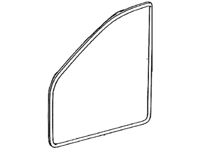 Toyota 62312-33050-B0 Weatherstrip,  Front Door Opening Trim,  LH