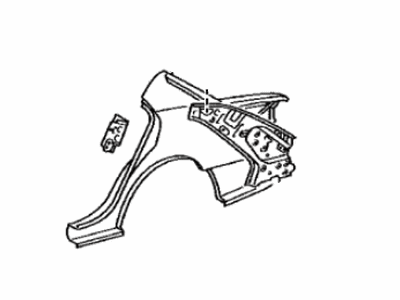 Toyota 61601-33250 Panel,  Quarter,  RH