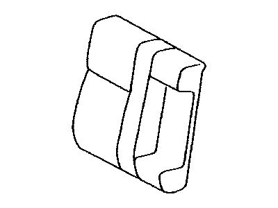 Toyota 71077-33620-B1 Cover, Rear Seat Back, Passenger Side (For Separate Type)