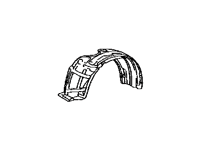 Toyota 53876-33111 Liner,  Front Fender,  LH