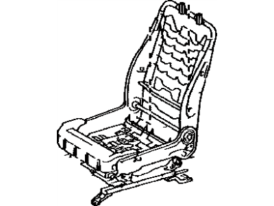 Toyota 71011-33020 Frame Sub-Assembly, Front Seat Cushion, Passenger Side