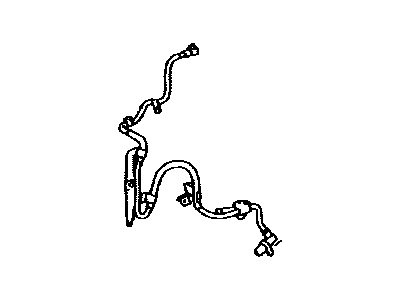 Toyota 89543-33070 Sensor,  Speed,  Front LH
