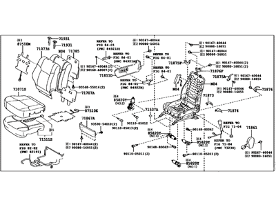 Toyota 71050-33490-E2 Seat Assembly, Front Passenger Side