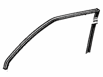 1987 Toyota Tercel Window Run - 68141-16170