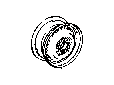 Toyota Tercel Spare Wheel - 42611-10220-03