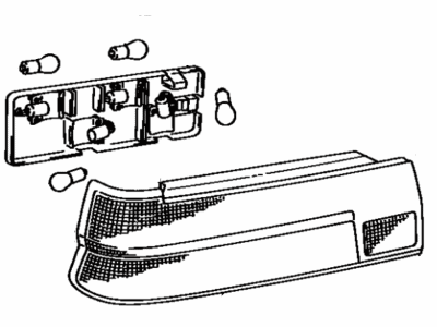 Toyota Tercel Tail Light - 81550-16370
