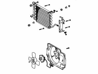 Toyota Tercel A/C Condenser - 88460-16200