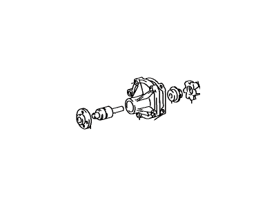 Toyota 16110-19065 Pump Assembly, Water, W/O Coupling