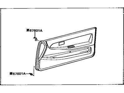 Toyota 67610-16330-01 Door Trim