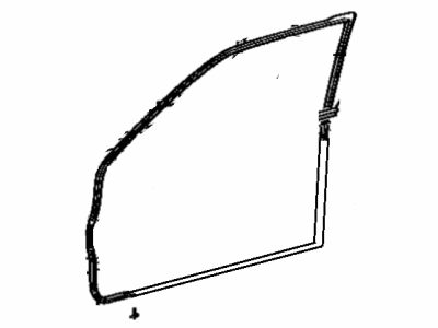 Toyota Tercel Door Seal - 67862-16220