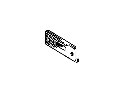 Toyota Tercel Side Marker Light - 81751-16020