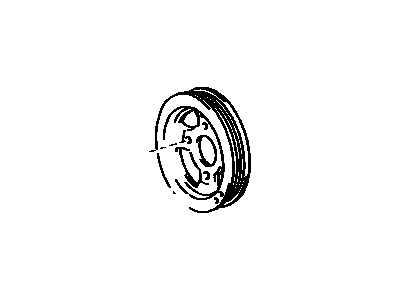 Toyota Tercel Harmonic Balancer - 44319-16020