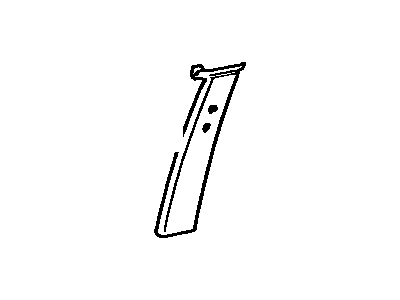 Toyota 62411-12410-B1 Center Pillar Trim
