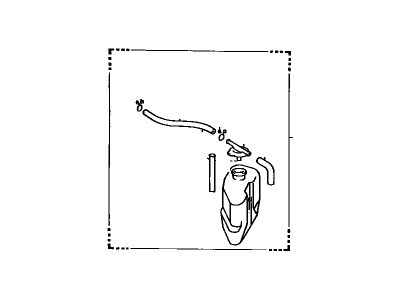 Toyota Tercel Coolant Reservoir - 16470-11010