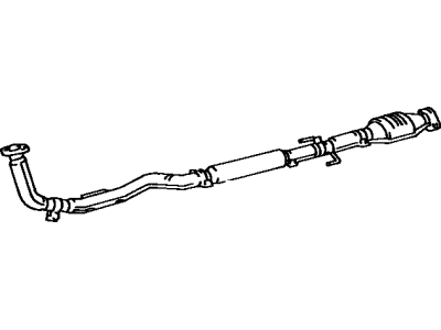 Toyota 17410-11210 Pipe Assy,  Exhaust,  Front