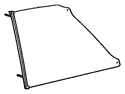 Toyota 62710-16141 Quarter Glass