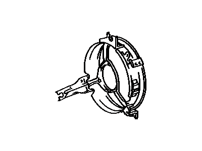 Toyota Tercel Fan Shroud - 88454-16110