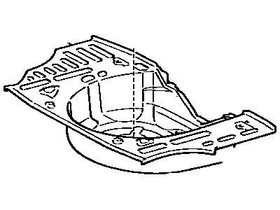 Toyota Tercel Floor Pan - 58311-16120