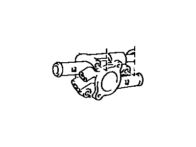 Toyota Tercel Thermostat Housing - 16333-11190