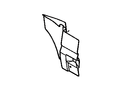 Toyota 64722-16061-20 Trunk Side Trim