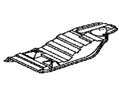 Toyota 58327-60090 Insulator,  Main Muffler Heat