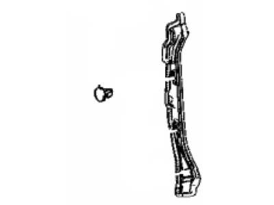 Toyota 53827-42050 Protector,  Front Fender Side Panel,  RH