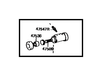 1991 Toyota Camry Wheel Cylinder - 47550-32020