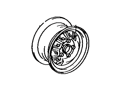 1990 Toyota Camry Spare Wheel - 42611-32130