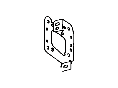86212-32050 Toyota Bracket, Radio Illustration 1 of 1