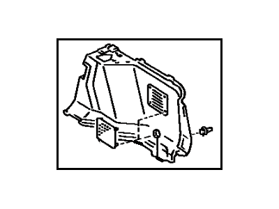Toyota 64740-32020-03 Lower Quarter Trim