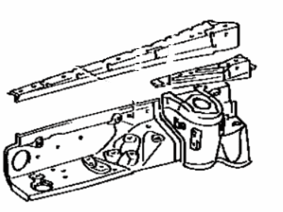 Toyota 53701-32909 Apron Sub-Assembly, Front Fender, Passenger Side