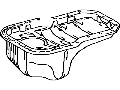 Toyota 12101-62010 Pan Sub-Assembly, Oil