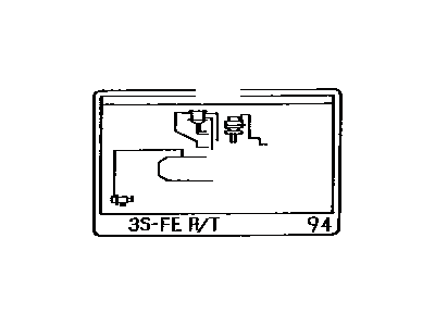 Toyota 17792-74120 Vacuum Diagram