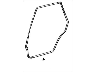 1990 Toyota Camry Door Seal - 67871-32050