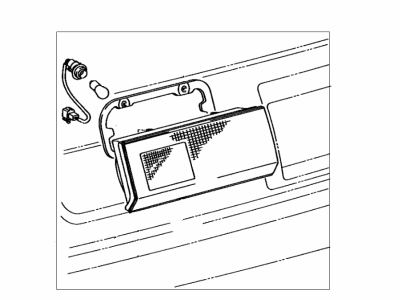 Toyota 81680-32040 Backup Lamp